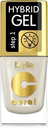 Delia Cosmetics Coral Hybrid Gel Emalia Do Paznokci Nr 65 11Ml
