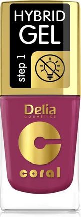 Delia Cosmetics Coral Hybrid Gel Emalia Do Paznokci Nr 71 11Ml