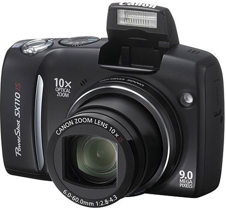 Canon キヤノン　PowerShot SX110IS PC1311 黒 Aparat cyfrowy Canon PowerShot SX110 IS - Ceny i opinie na
