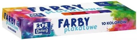 Oxford Farby Plakatowe 10 Kolorów 20Ml