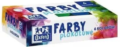 Oxford Farby Plakatowe 6 Kolorów 20Ml