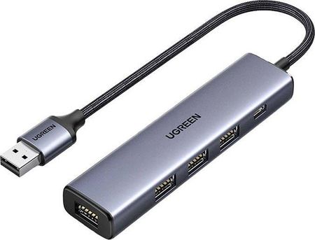 HUB USB Ugreen USB-C + 4x USB-A 3.0 (CM473) (20805)
