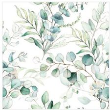 Zdjęcie Serwetki Liście, Eukaliptus 33x33cm - 20 szt. - Poznań