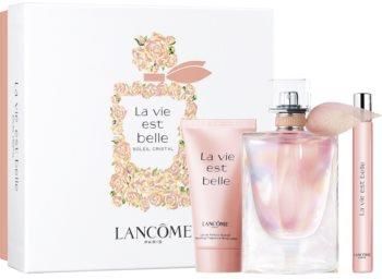 Lancôme La Vie Est Belle Soleil Cristal Zestaw Upominkowy Woda Perfumowana 50 Ml + Mleczko Do Ciała 50 Ml + Woda Perfumowana 10 Ml