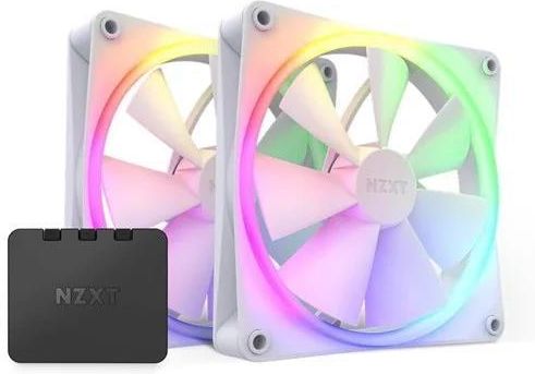 NZXT F140 RGB 2-pack RGB Controller - White (RFR14DFW1