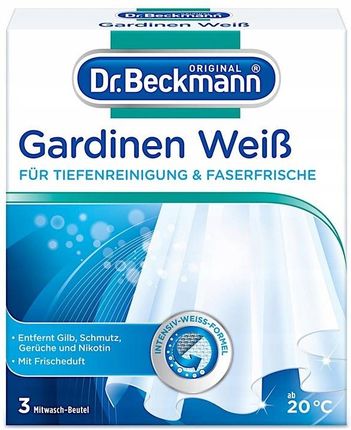 Dr Beckmann Dr.Beckmann Wybielająca Sól Do Firan 3X40G