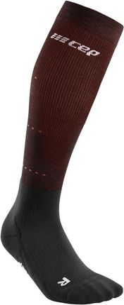 Cep Infrared Recovery Tall Socks Men Czerwony Czarny III Calf 32-38Cm Wp30Et2