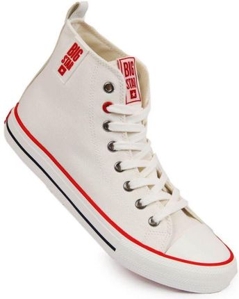 Trampki wysokie Big Star W JJ274127 białe