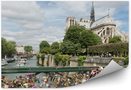 Fototapety.Pl Paryż Francja Miłość Most Kłódki Fotopeta 250x250cm Fizelina