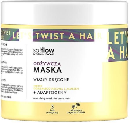 So!Flow - Odżywcza Maska Do Włosów Kręconych 400ml