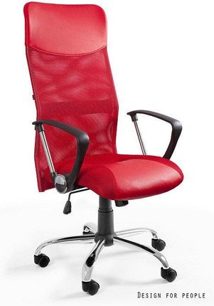 Unique Fotel Biurowy Viper Czerwony 128X62X50cm