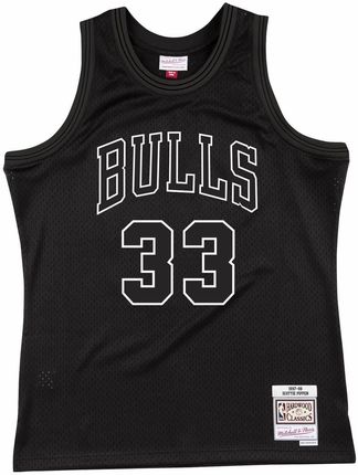 Koszulka Mitchell & Ness White Logo Swingman NBA Scottie Pippen Chicago Bulls
