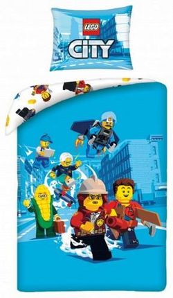 Pościel Lego City 140X200 Dwustronna