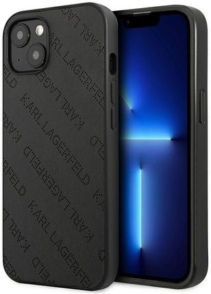 Karl Lagerfeld KLHCP13SPTLK iPhone 13 mini 5,4" hardcase czarny/black Perforated Allover (1990845)