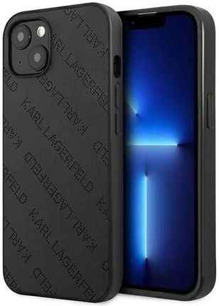 Karl Lagerfeld KLHCP13SPTLK iPhone 13 mini 5,4" hardcase czarny/black Perforated Allover (534947)