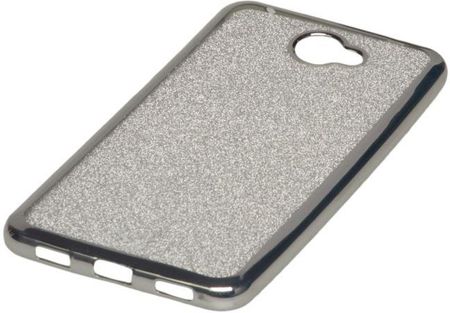 Etui Jelly Case GLOSSY HQ do telefonu Huawei Y7 TRT-LX1 srebrny (0000022134)