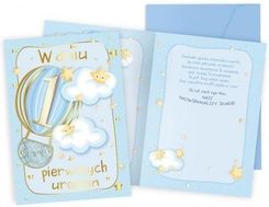 Zdjęcie Kukartka Karnet B6 Pr Roczek Niebieski Balon 5901924483557 - Lipno