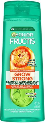 Garnier Fructis Grow Strong Orange Wzmacniający Szampon Do Włosów Cienkich Z Tendencją Do Wypadania 400 ml