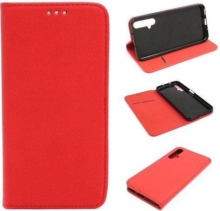 Etui Smart Magnet do telefonu Honor 20 YAL-L21 / Huawei Nova 5T czerwone (0000037069)