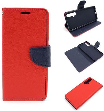 Etui Fancy Diary do telefonu Honor 20 YAL-L21 / Huawei Nova 5T czerwone (0000040093)