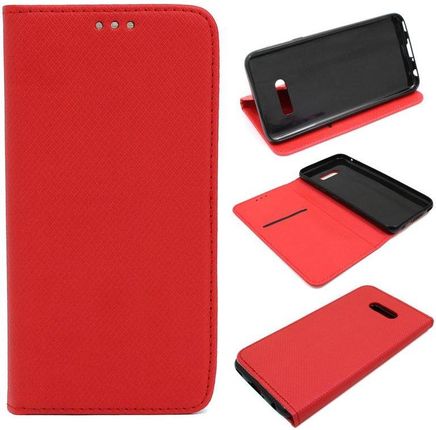 Etui z klapką Smart Magnet do telefonu LG G8X / V50S ThinQ czerwone (0000052280)