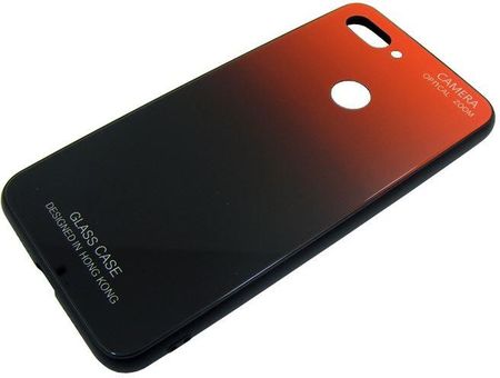 GLASS CASE Xiaomi Mi 8 Lite czerwony-czarny (0000032430)