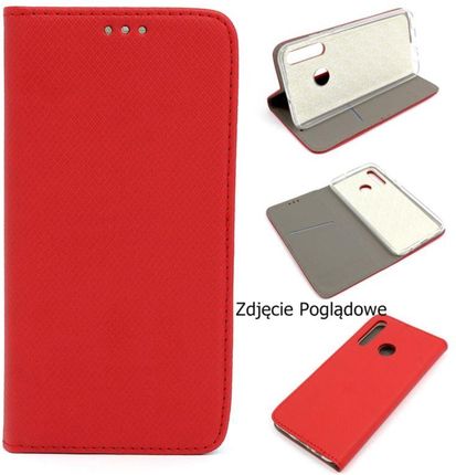 Etui Smart Magnet do telefonu Xiaomi Redmi 10C czerwone (0000053995)