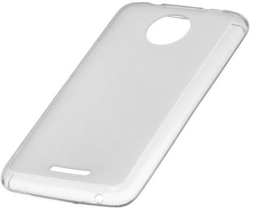 Custodia Morbida In Gel Silicone TPU + Pellicola Vetro Temperato Per Motorola Moto C (XT1754) - Nero