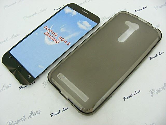 Jelly Case Pudding Asus Zenfone GO ZB452KG szary (0000002300) - Etui na