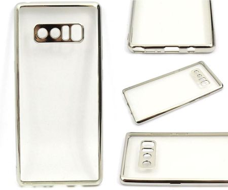 Etui BUMPER GLOSSY TPU do telefonu Samsung N950 Note 8 srebrny (0000024280)