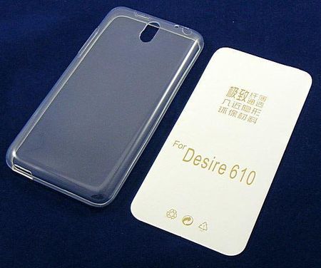 Etui Ultra Slim Case do telefonu HTC Desire 610 przeźroczysty (0000009965)
