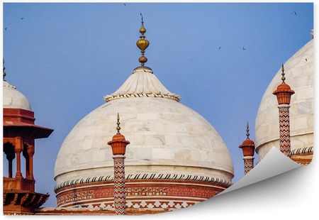Fototapety.Pl Kopuła Wieżyczki Taj Mahal Indie Fototapeta 250x250cm Fizelina