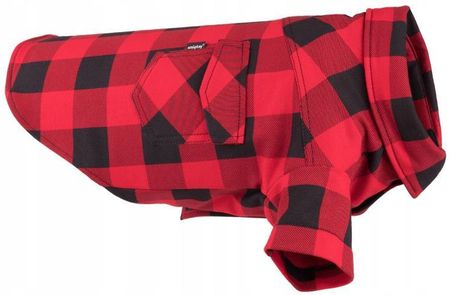 amiplay Ranger koszula w kratę dla psa Czerwona 25cm
