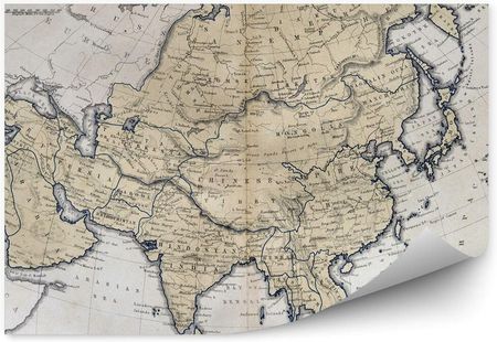 Fototapety.Pl Stara Mapa Azji Polityczna 1870 Fototapeta Na Ścianę 250x250cm Magicstick