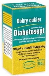 Diabetosept Dobry Cukier olejek z miodli indyjskiej płyn 100ml Asepta - zdjęcie 1 Diabetosept Dobry Cukier olejek z miodli indyjskiej płyn 100ml Asepta