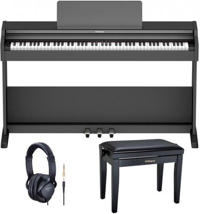 Roland RP-107 SET - domowe pianino cyfrowe z ławą i słuchawkami