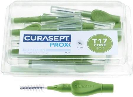 Curasept Proxi T17 stożkowe zielone Treatment krótkie 1,7mm - 25 szt