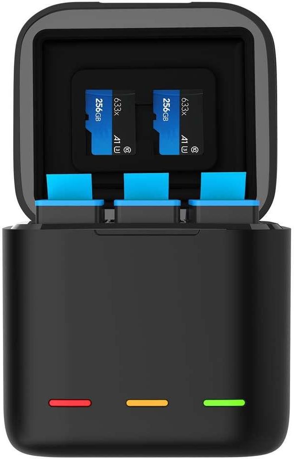 Telesin Zestaw Ładowarka + 3 X Akumulator Do Gopro Hero 10 9 - zdjęcie 1 Telesin Zestaw Ładowarka + 3 X Akumulator Do Gopro Hero 10 9