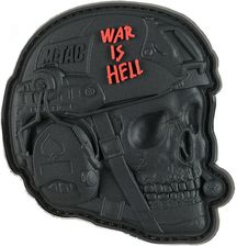Zdjęcie Naszywka M-Tac War is Hell 3D PVC Black (51328002) - Pruszcz Gdański