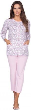Piżama damska Regina 608 różowa duże rozmiary