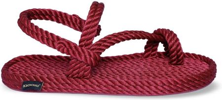 Bohonamd Sandały Damskie Hawaii Rope -Claret Red