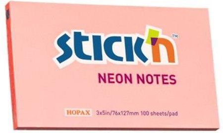 Stick'N Notes Samoprzylepny 127X76 100K Neon Różowy  