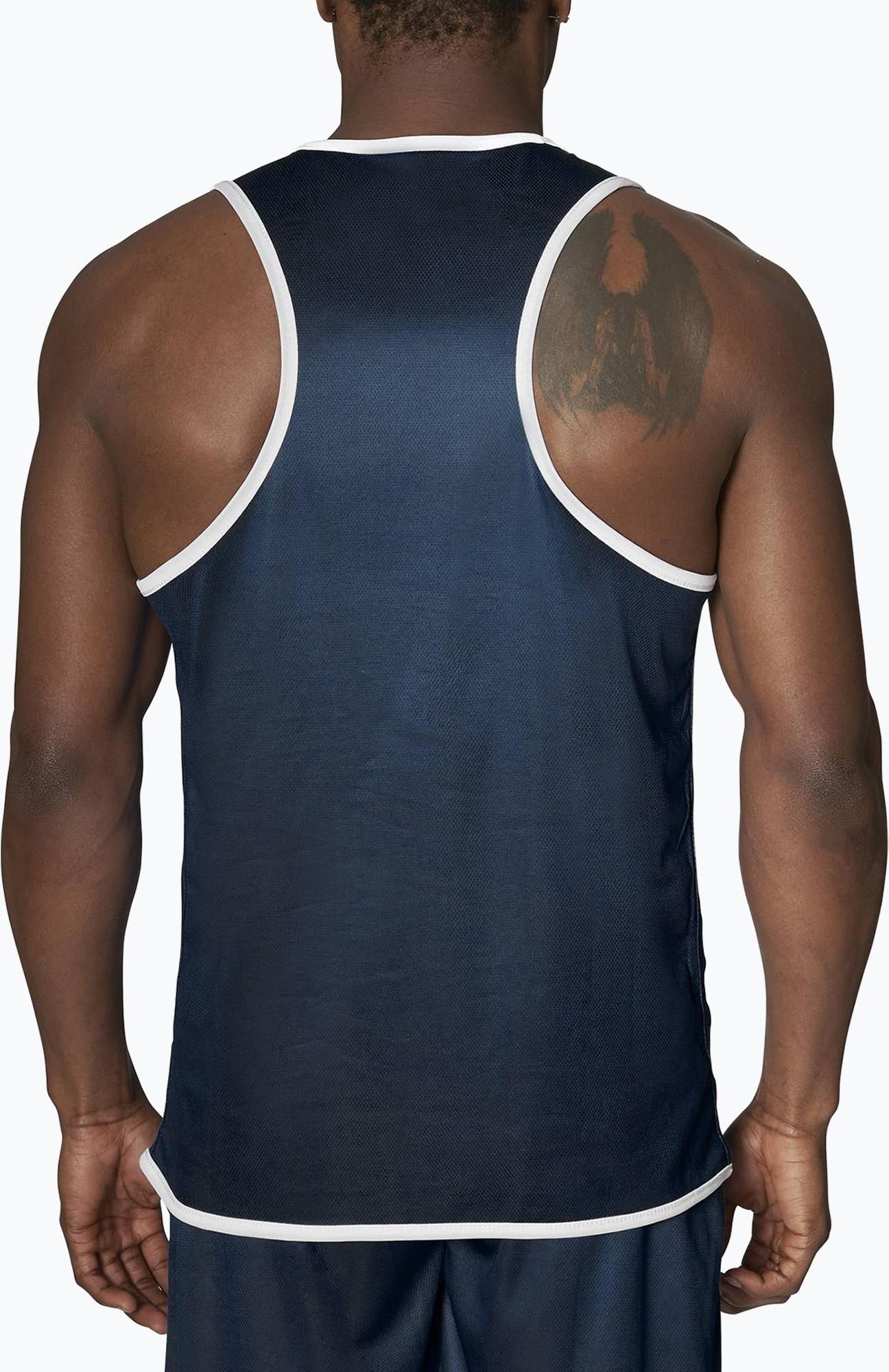 Leone 1947 Double FACE Boxing Singlet - Training Singlet With Satin Side Bands For Maximum Freedom Of Movement