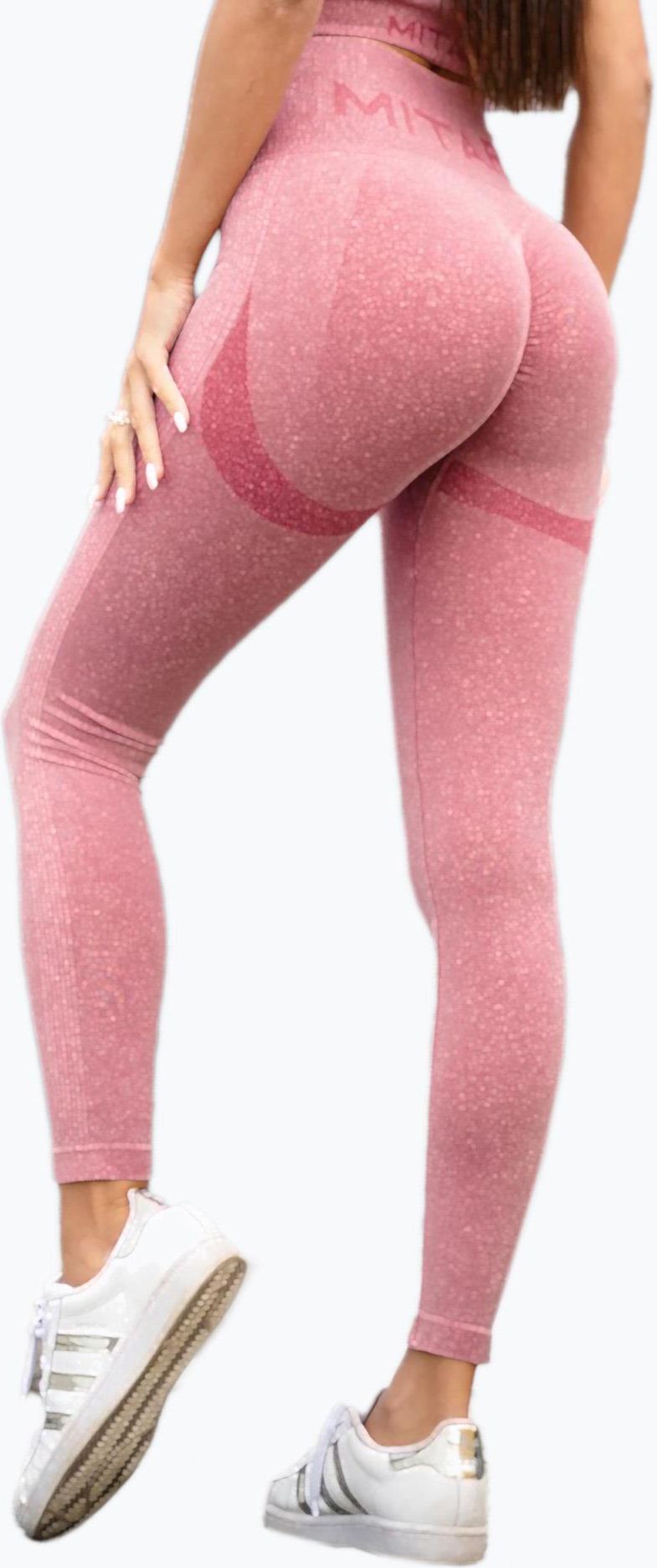 Mitare Legginsy Damskie Push Up Max Różowe K001 - Ceny i opinie