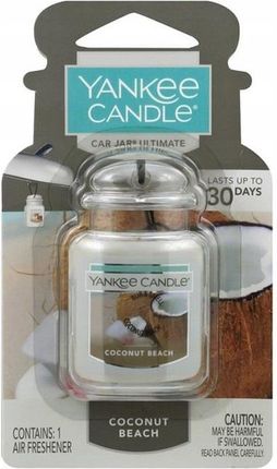 Yankee Candle Świeczka Zapachowa Coconut Beach Ultimate Car Zapach