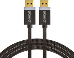 Savio Kabel DisplayPort M - DisplayPort M v1.4 Czarny 2m (CL-166)