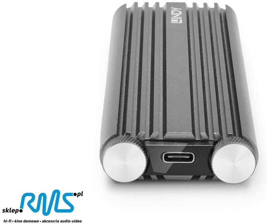 Gabinete SSD M.2 NVMe Kingwin - Hub USB-C Com Leitor Cartão