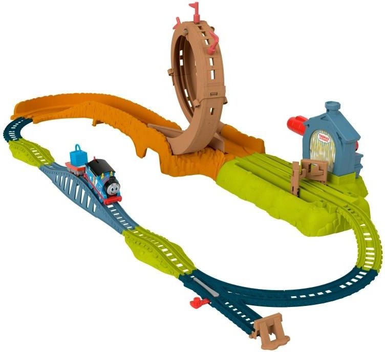 Fisher-Price Tomek i Przyjaciele Epicka pętla - Plac remontowy Zestaw HJL20