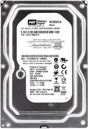 Western Digitalの320GB HDD 15個セット Western Digitalの320GB