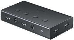 Zdjęcie Przełącznik KVM (Keyboard Video Mouse) 4 x HDMI, USB, USB Typ B Ugreen CM293 - Lubycza Królewska
